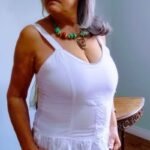 Cropped Ciganinha em Viscose e Renda com Alça Branco