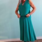 Blusa em Viscolycra Cavada e Decote V Jade