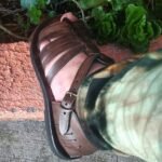 Sandalia em Couro Feminina Ref.50