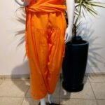 Punjab em Algodão Bordado Azul e Pink M