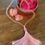 Japamala em Cristal Quartzo Rosa