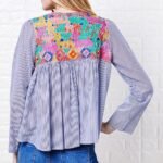 Casaqueto em Algodão com Listras