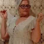 Vestido Longo em Viscose e Layse com Fios Lurex Manga Curta Cinza G