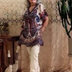 kaftan-media-em-seda-indiana-estampada-paisleys-fundo-off-e-azul-royal-e-vermelho