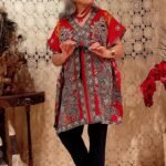 Kaftan Média  em Seda Indiana Estampas Diversas