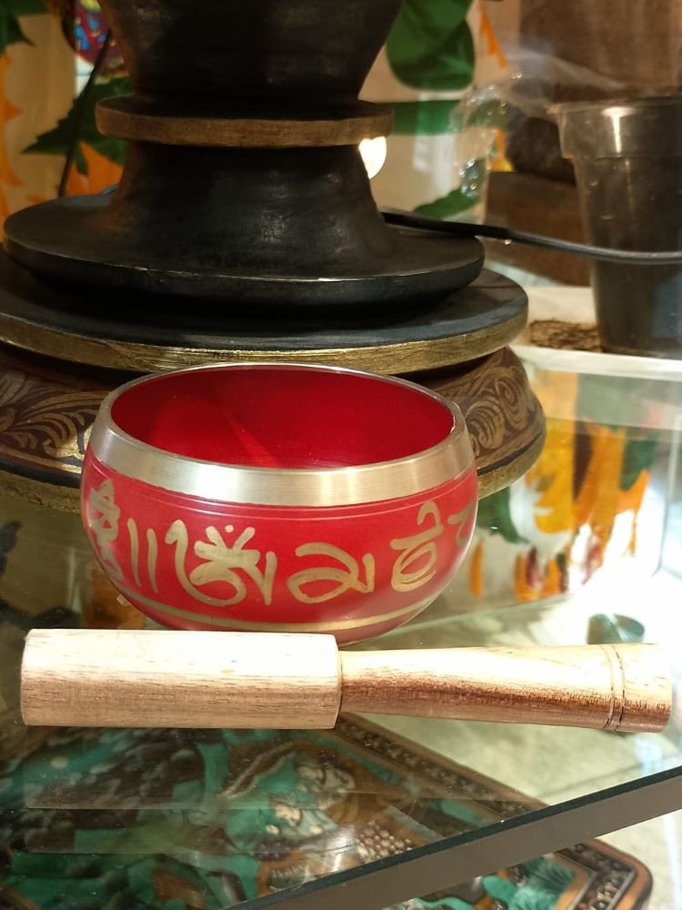 Tijela Tibetana em Metal Vermelho