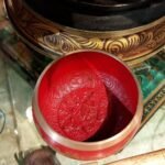 Tijela Tibetana em Metal Vermelho