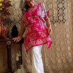 Kaftan Média  em Seda Indiana Estampas Diversas PROMO ABRIL 26