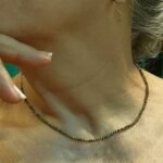 Colar Gargantilha Micro Turmalina Melancia