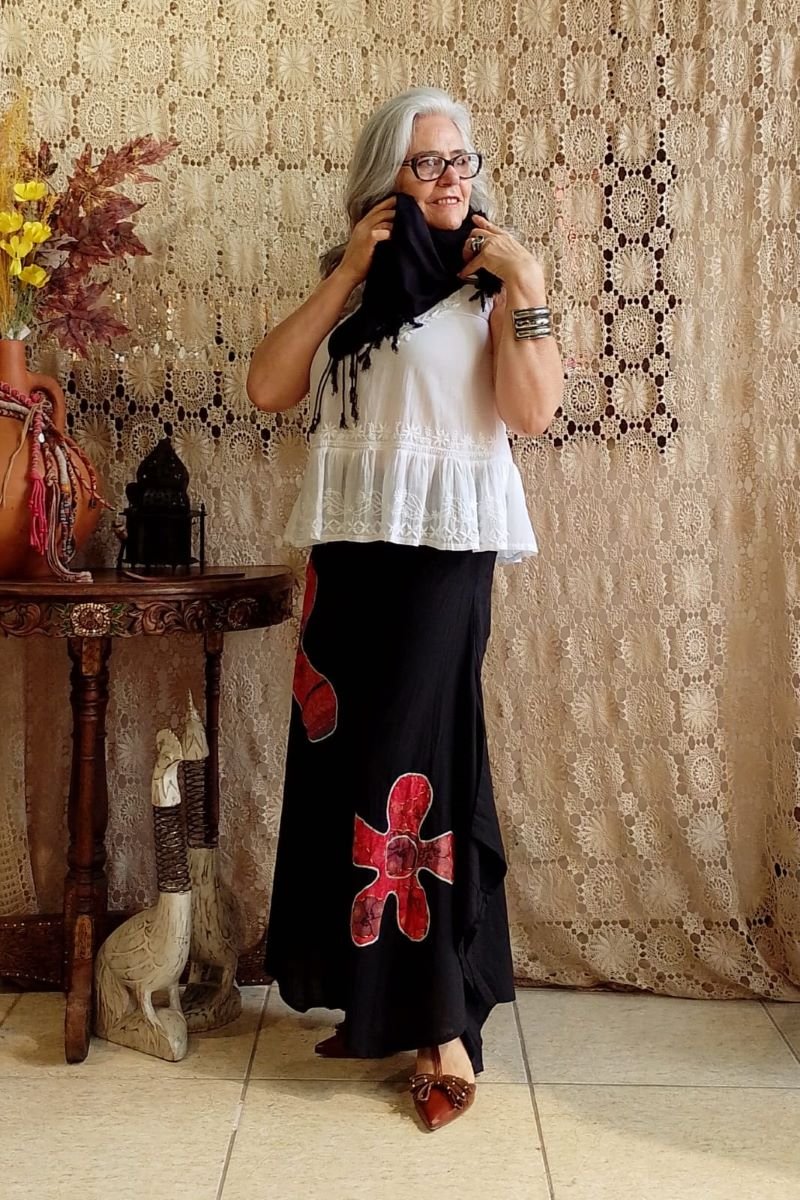 Pashmina em Viscose 70x180cm Preto