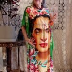 Kaftan Midi  em Poli Frida Khalo