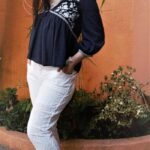 Calça em Lese Branca M
