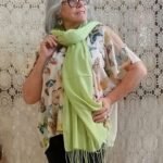 Pashmina em Viscose 70x180cm Verde Pistache