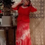 Saia Longa Vies em Algodão tipo 3 Marias Tie Dye Vermelha