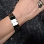 Bracelete em Prata com Madrepérola e Onix